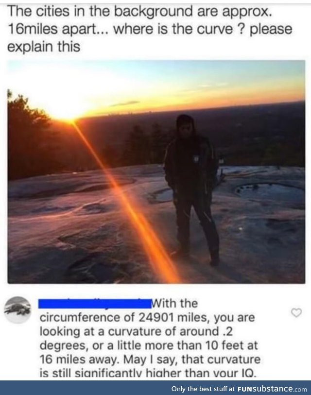 Flat earthers are something else