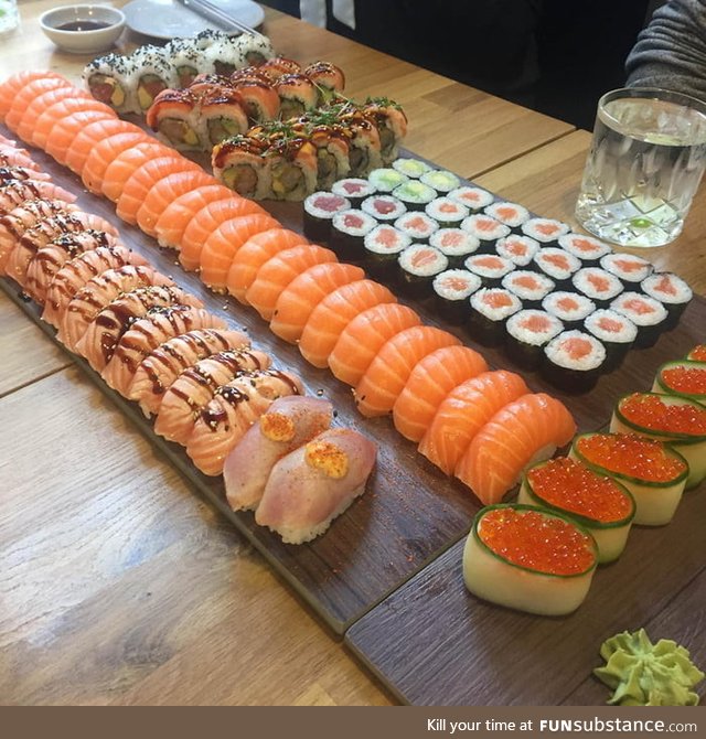 The way this food is laid out