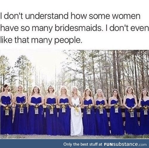 Bridesmaid or Bridesmaids?