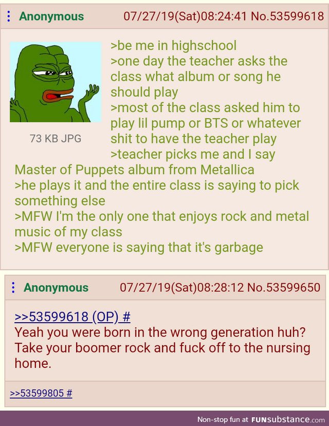 Anon gets put in place