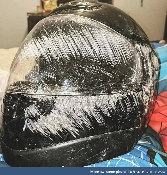 This is why your wear a helmet