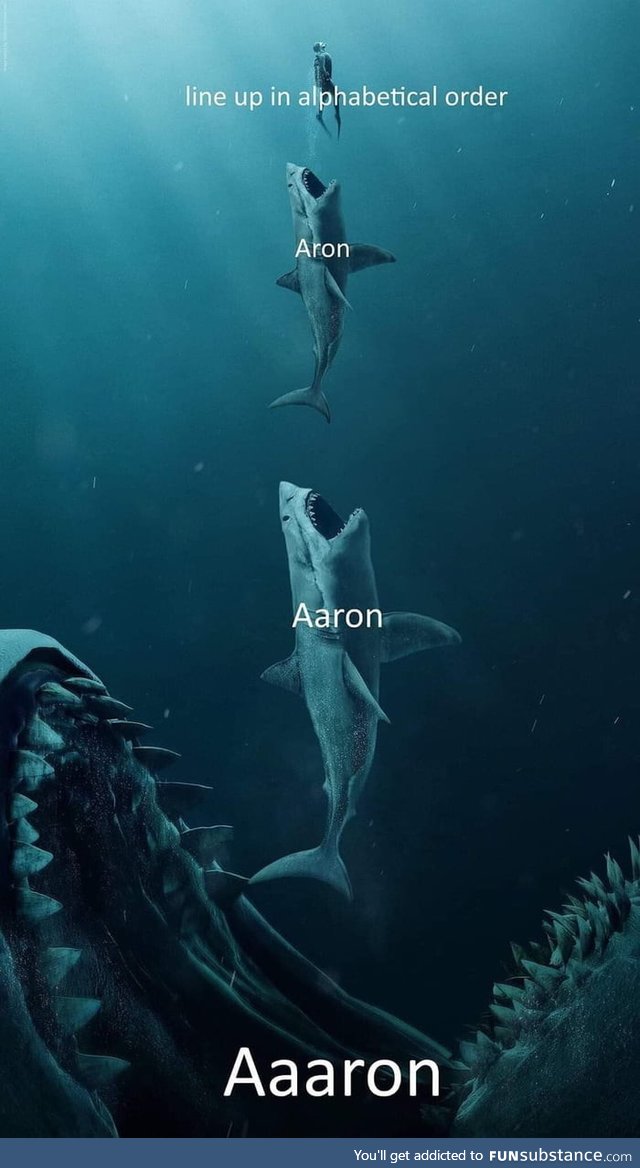 Ya done messed up a-aron