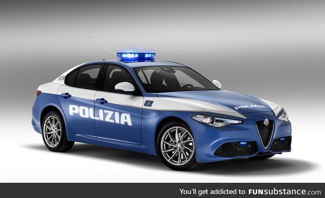Comment with your country police car