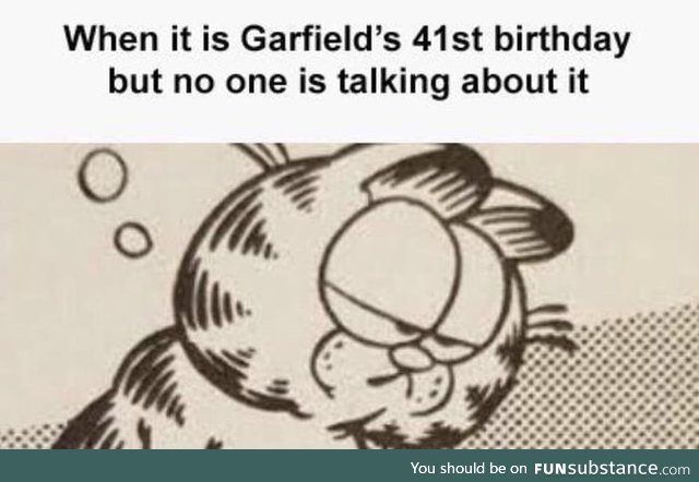 Happy birthday Garfield!