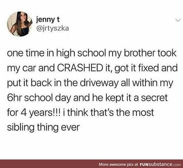 Wholesome sibling