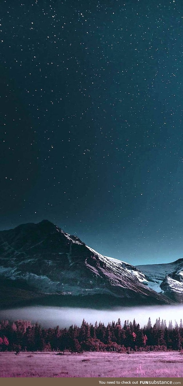Mountains and stars