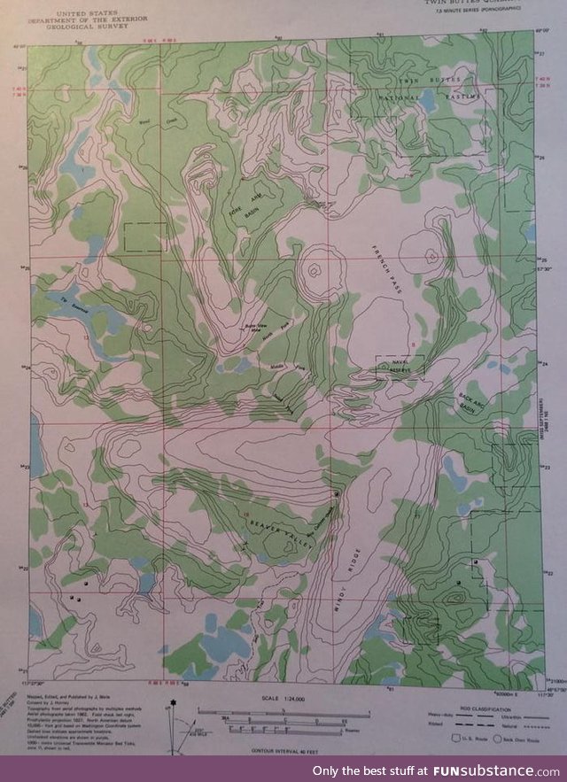 This topograhpical map and its hidden secret