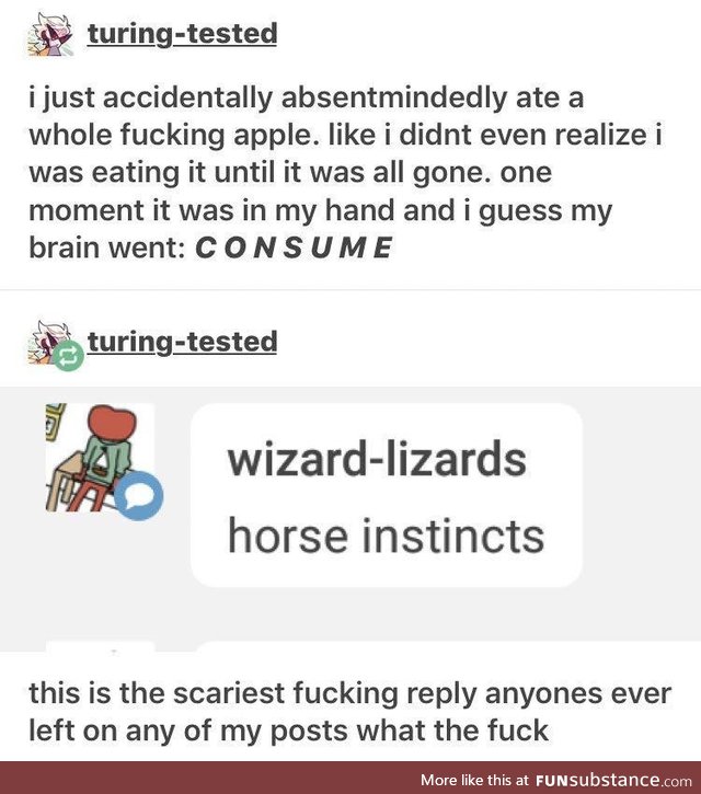 Your inner horse is leaking