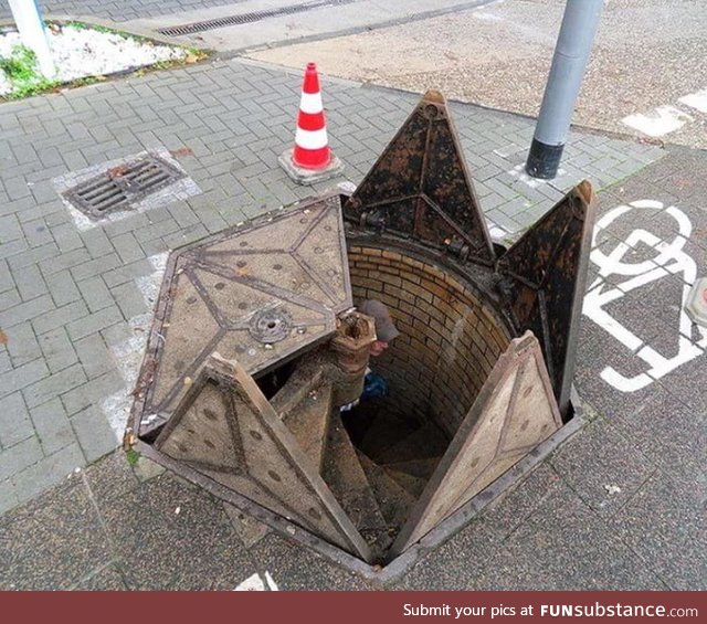 This is a cool manhole cover in Germany