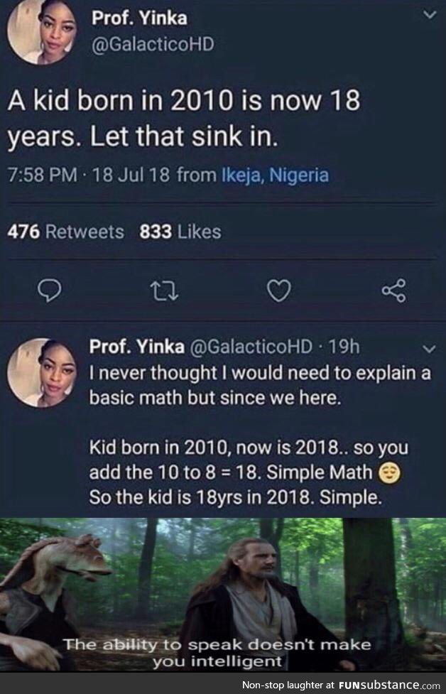 Simple math ladies and gentleman