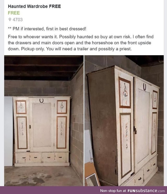This was advertised on my local buy sell swap site