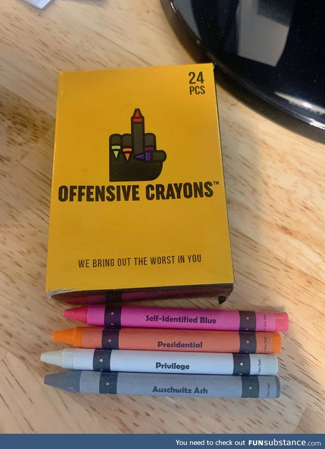 Definitely not crayola