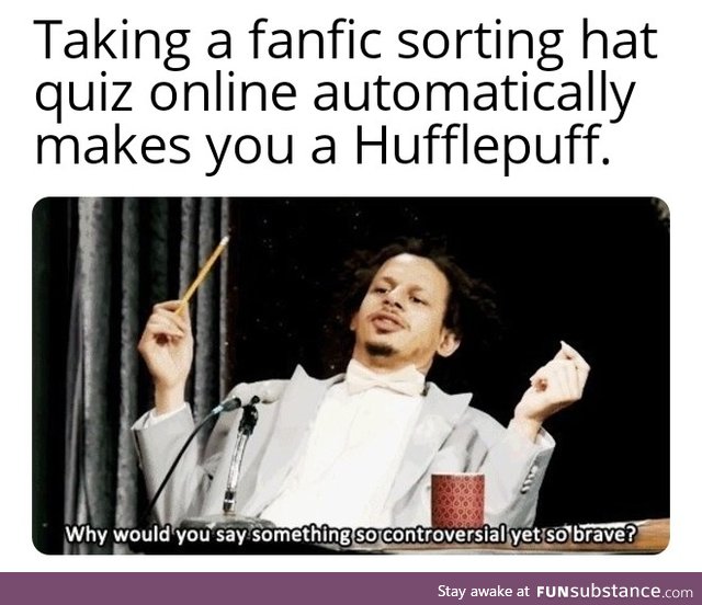 Adults who love children's fantasy aren't Slytherins