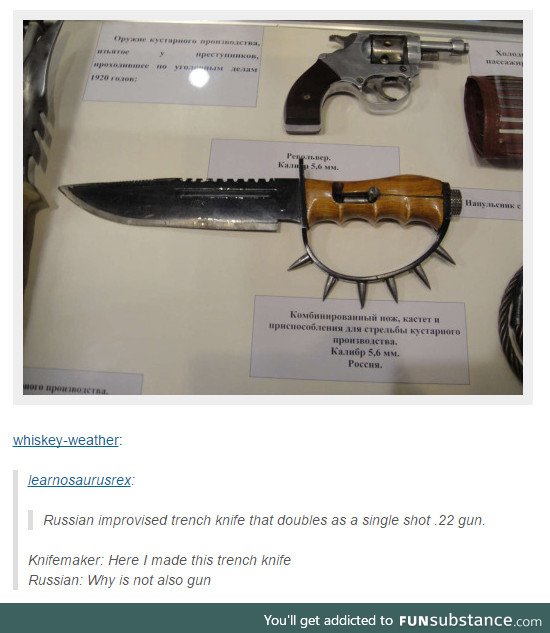 Bring this knife to a gunfight