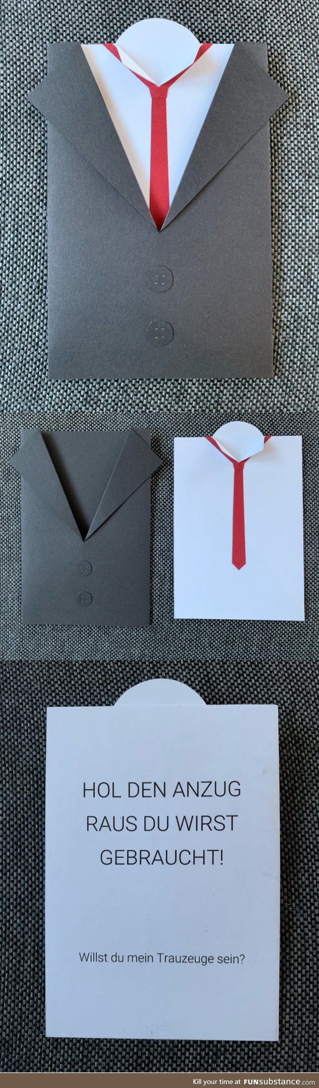 A card I made for my groomsman!