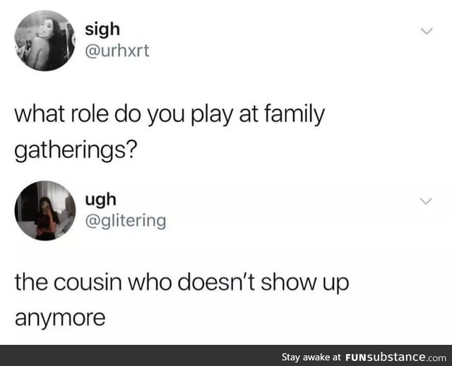 Family gatherings suck