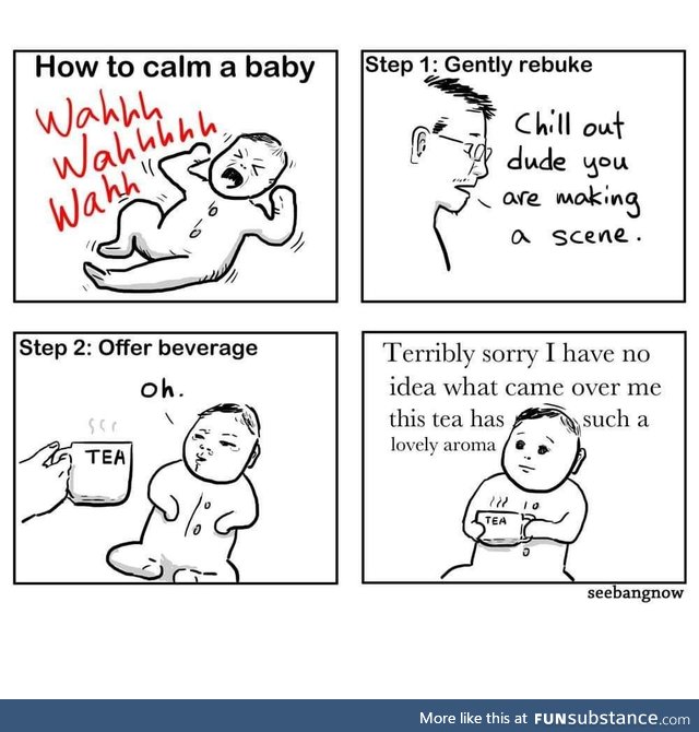 How to calm a baby