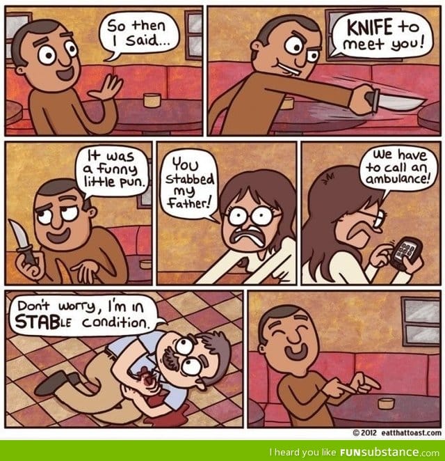 A knife comic