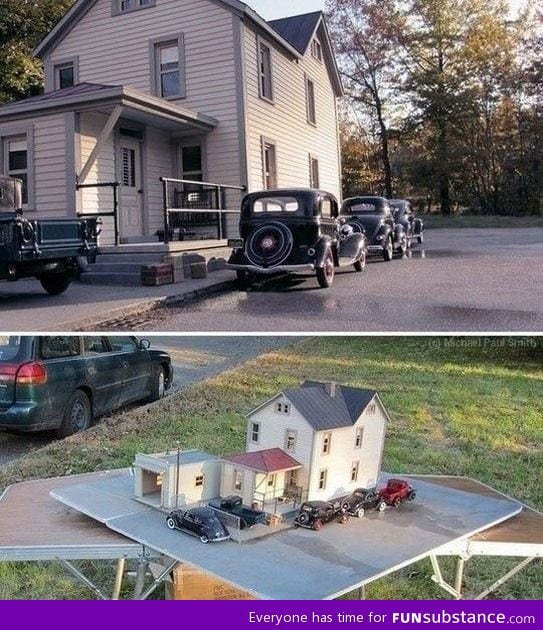 A miniature but realistic looking house