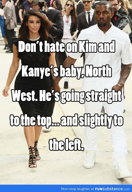 Don't hate on Kim and Kanye's baby