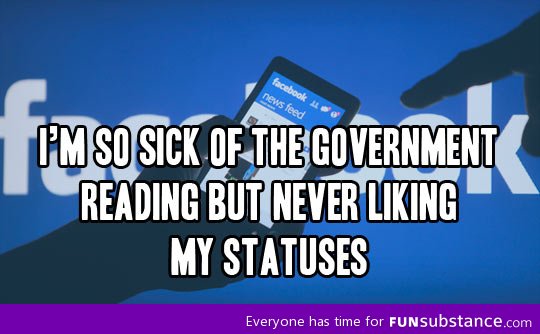 So sick of the government