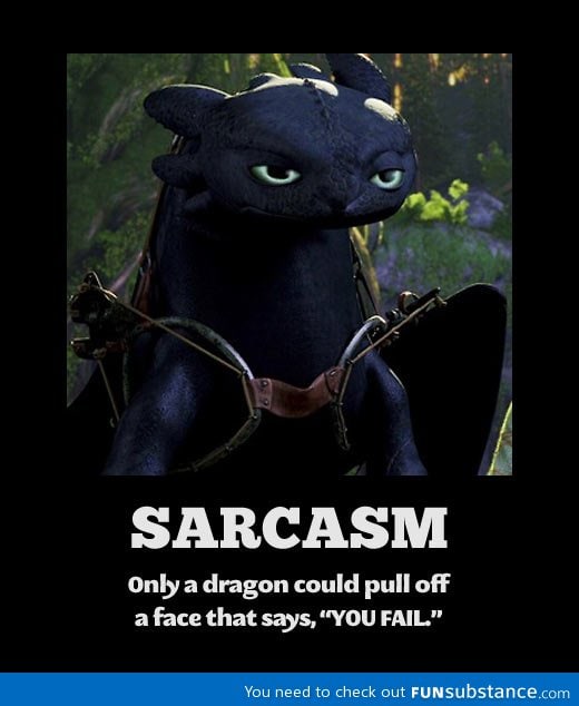 Only a dragon could pull off that face
