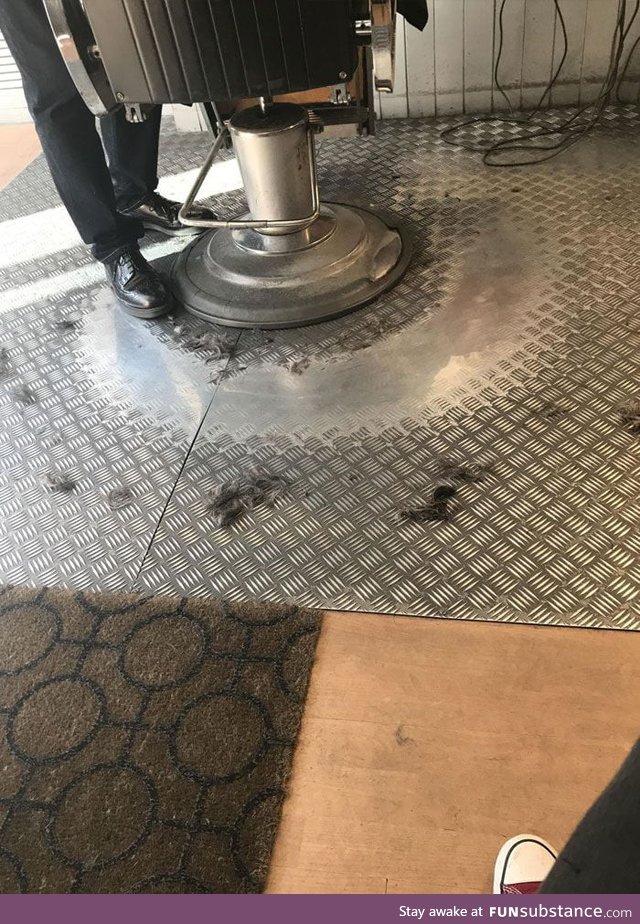 This much the experience this barber has!