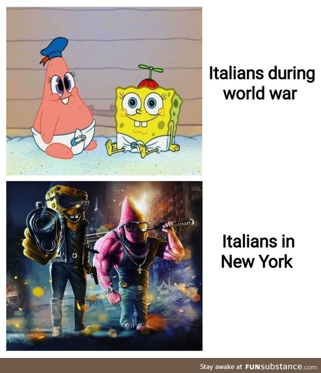 Things change, huh?