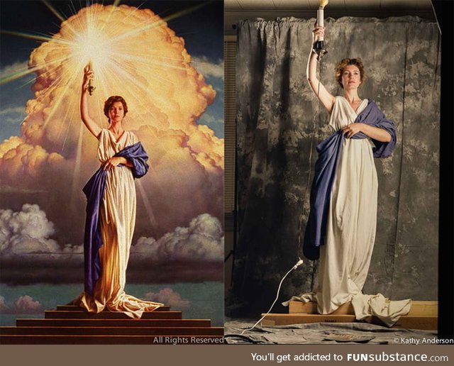 Jenny Joseph, the woman that modeled for Columbia Pictures to create their iconic logo