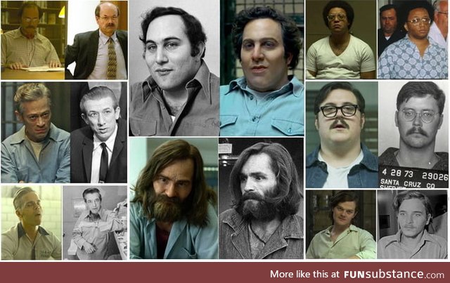 The casting in this show for the serial killers is just incredible