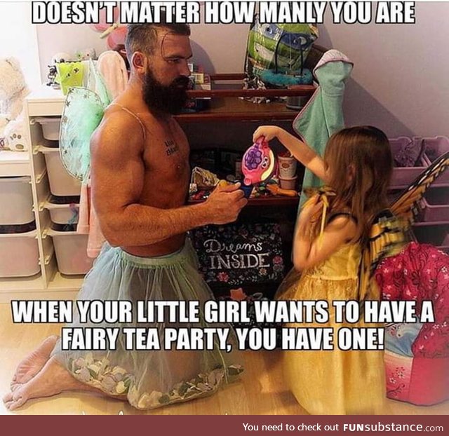 Fairy tea parties are always on the table