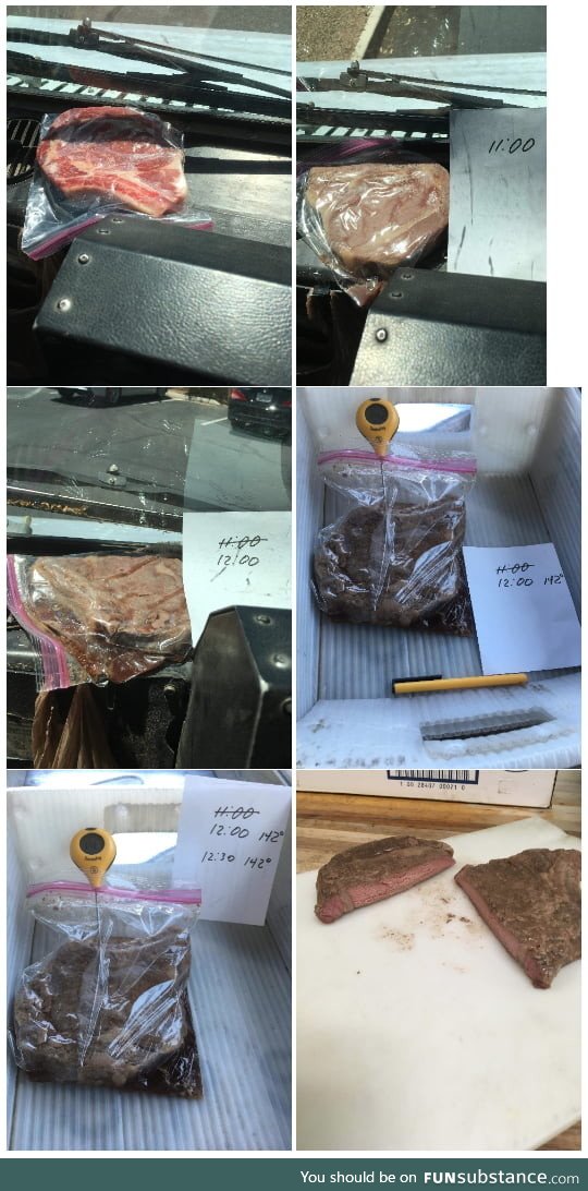Postal worker cooks steak on truck dashboard to showcase 'inhumane' working
