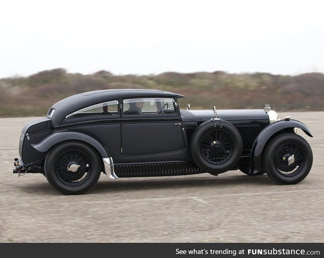 The 1930 Bentley Blue Train came stock with a chopped top