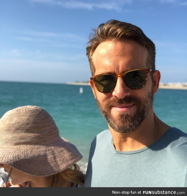 One of the photos Ryan Reynolds posted, wishing his wife a happy birthday
