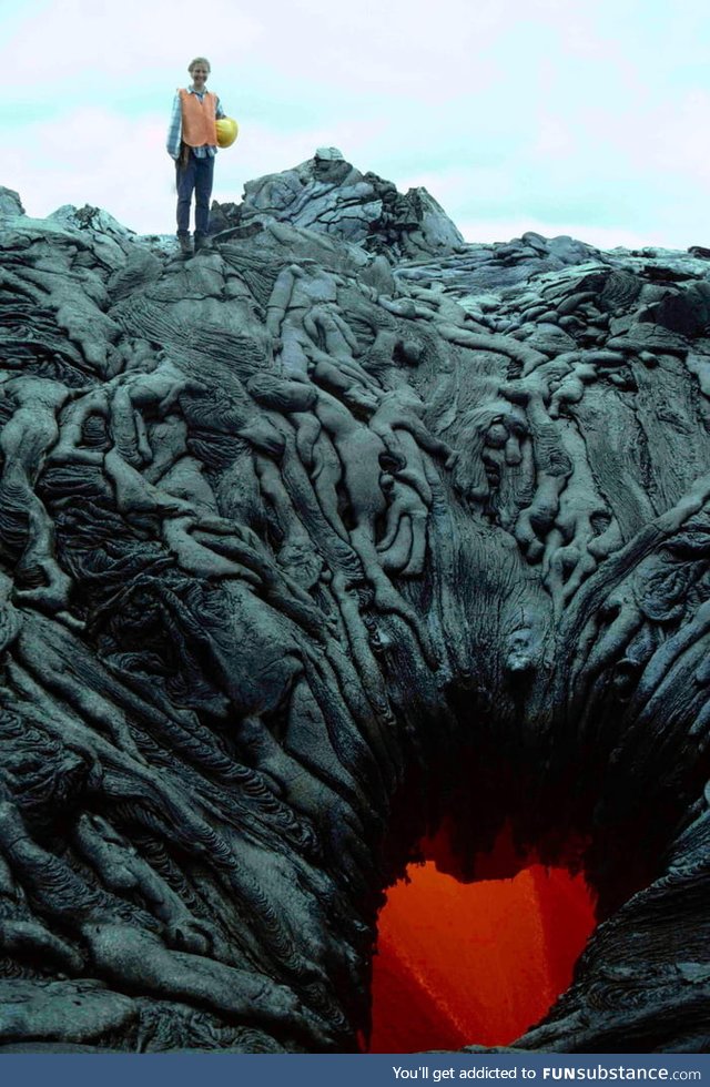 Lava pool? Or the gate to hell?
