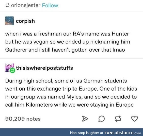 Hunter gatherer