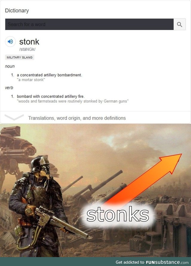 You gotta watch out for them stonks man