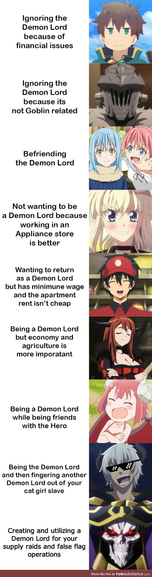 Demon Lord tier list fixed