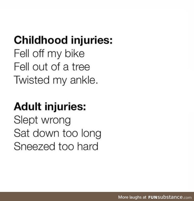 Childhood vs Adulthood