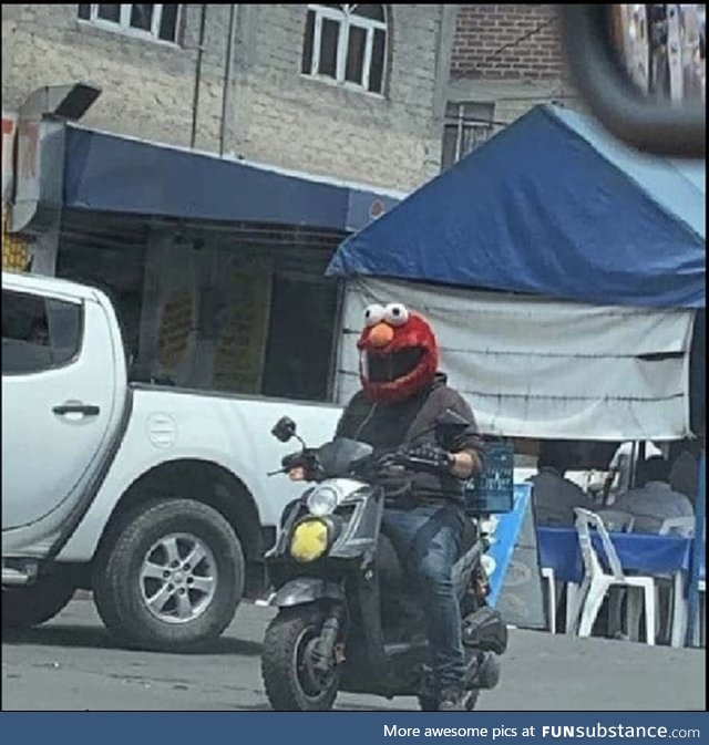 Elmo...torcyclist !!