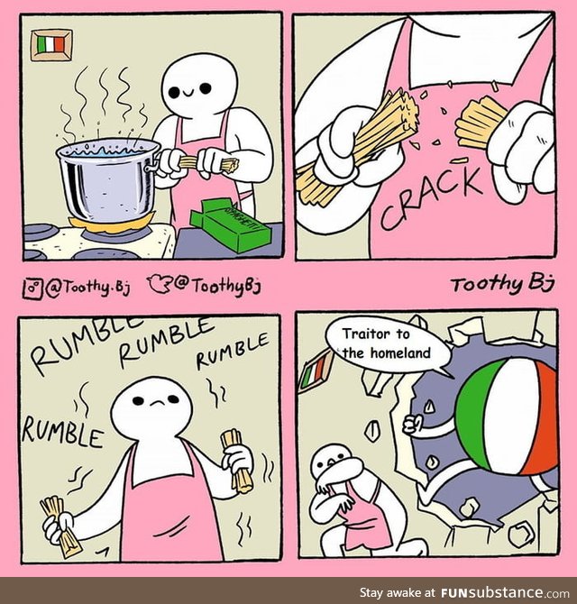 Pasta la vista, traditore!