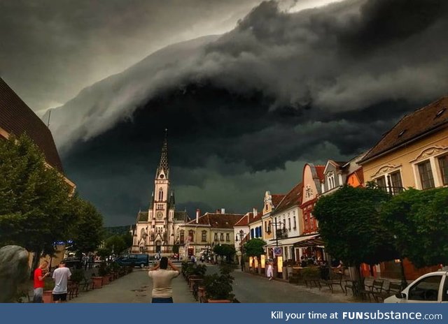 So there was a storm in my town