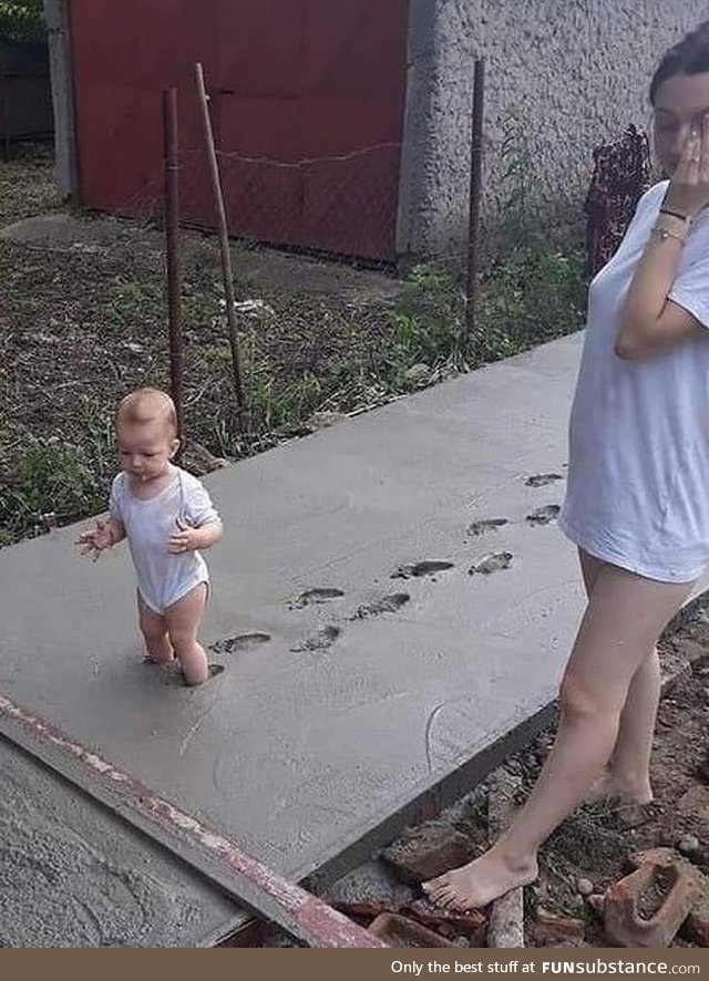 Little Boris learning about construction