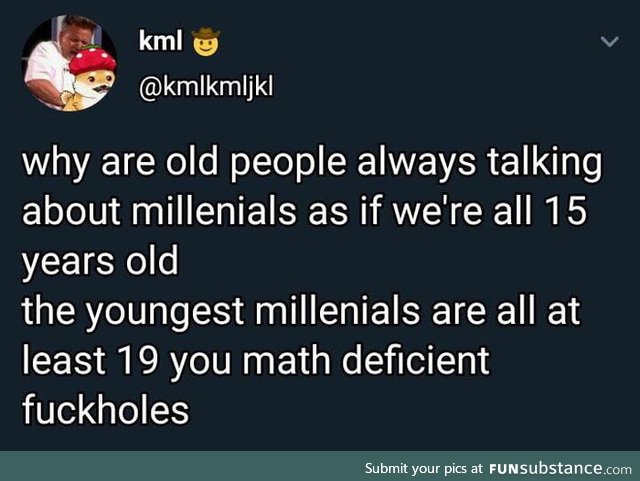Those damn millenials