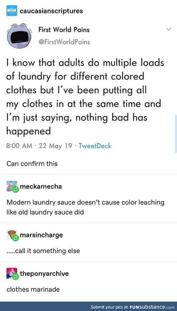 Laundry sauce