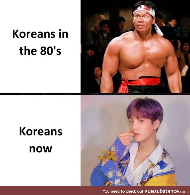 Korean now & then