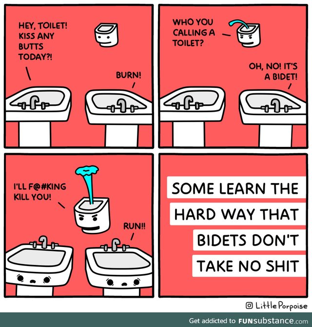 Bidet's are all business