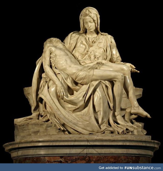 Michelangelo was only 24 years old when he completed the Piet&agrave; Sculpture