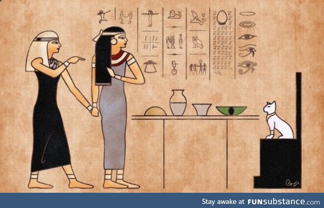"You can't just travel back in time to ancient Egypt and create memes"