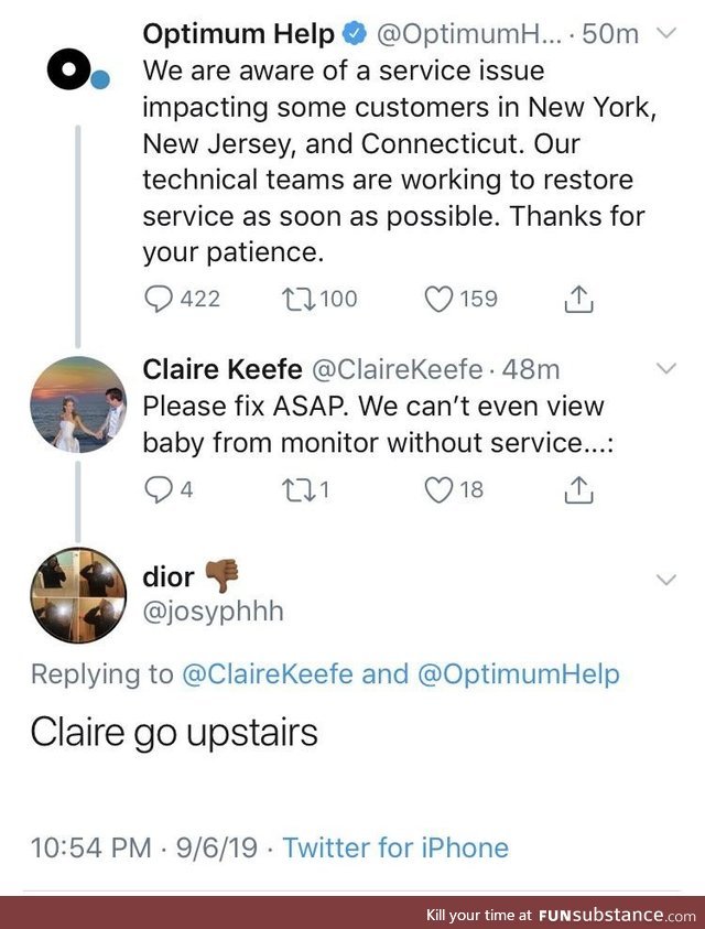 Gotdammit, Claire. Take the elevator!